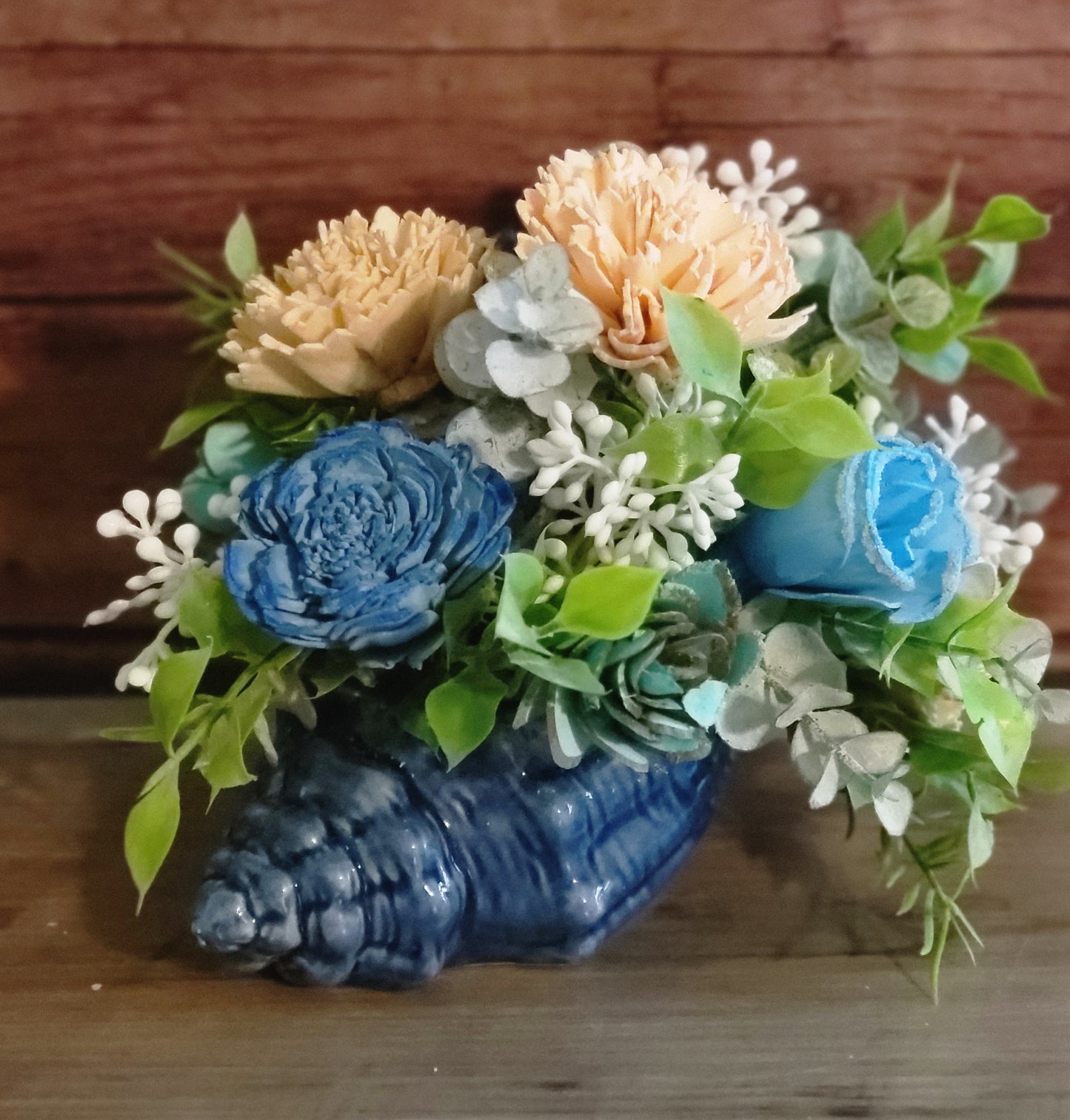 Blue Beachside Blooms
